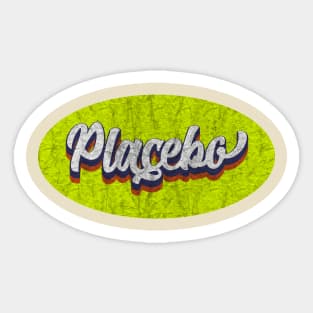 Vintage Placebo Sticker